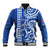 Samoa HRPP Party Baseball Jacket Polynesian Pattern - Polynesian Pride