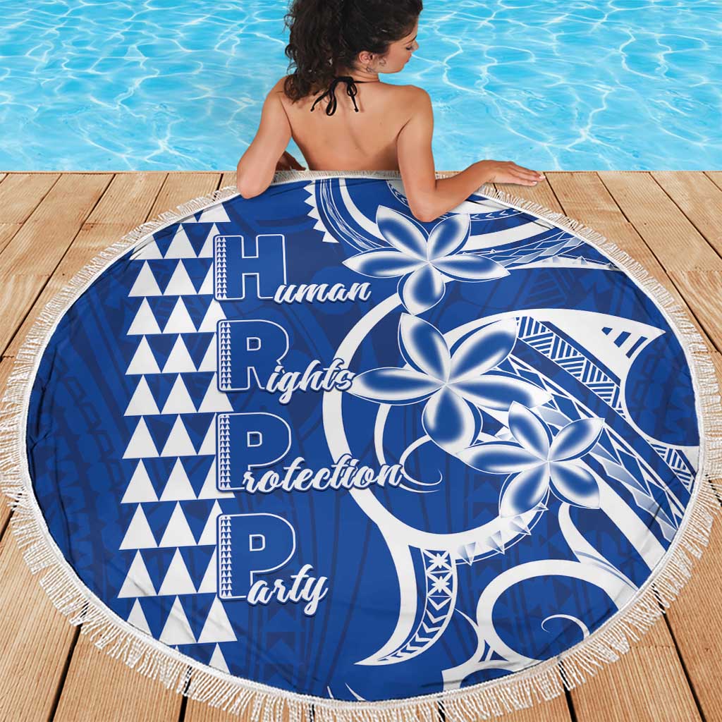 Samoa HRPP Party Beach Blanket Polynesian Pattern - Polynesian Pride