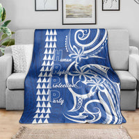 Samoa HRPP Party Blanket Polynesian Pattern - Polynesian Pride