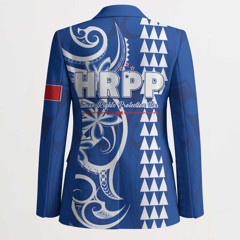 Samoa HRPP Party Blazer Polynesian Pattern - Polynesian Pride