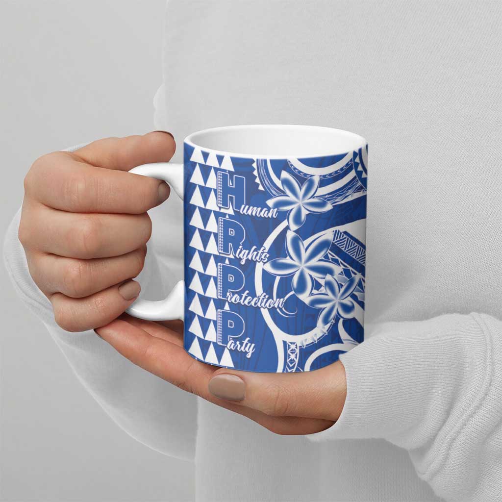 Samoa HRPP Party Ceramic Mug Polynesian Pattern - Polynesian Pride