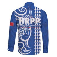 Samoa HRPP Party Family Matching Short Sleeve Bodycon Dress and Hawaiian Shirt Polynesian Pattern - Polynesian Pride