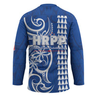 Samoa HRPP Party Hockey Jersey Polynesian Pattern - Polynesian Pride