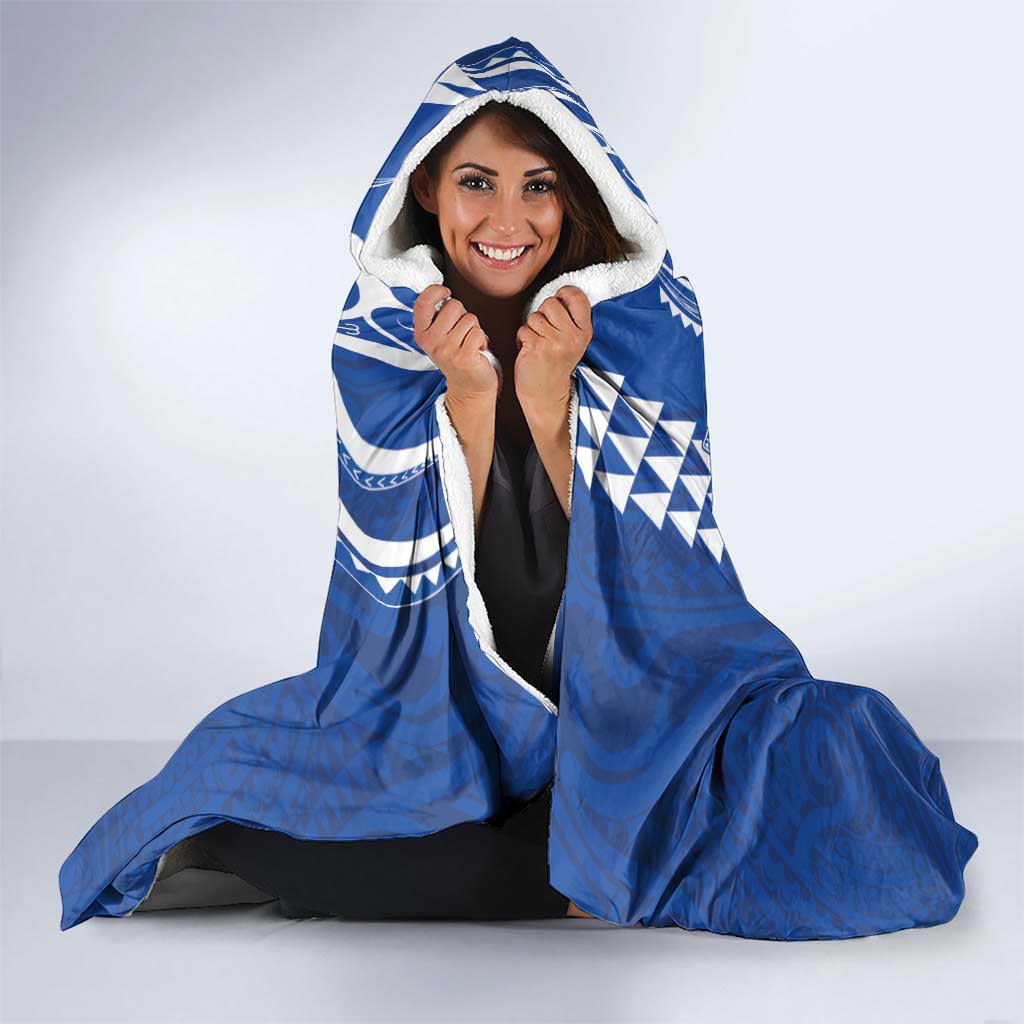 Samoa HRPP Party Hooded Blanket Polynesian Pattern - Polynesian Pride
