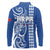 Samoa HRPP Party Long Sleeve Polo Shirt Polynesian Pattern - Polynesian Pride