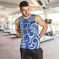 Samoa HRPP Party Men Tank Top Polynesian Pattern - Polynesian Pride