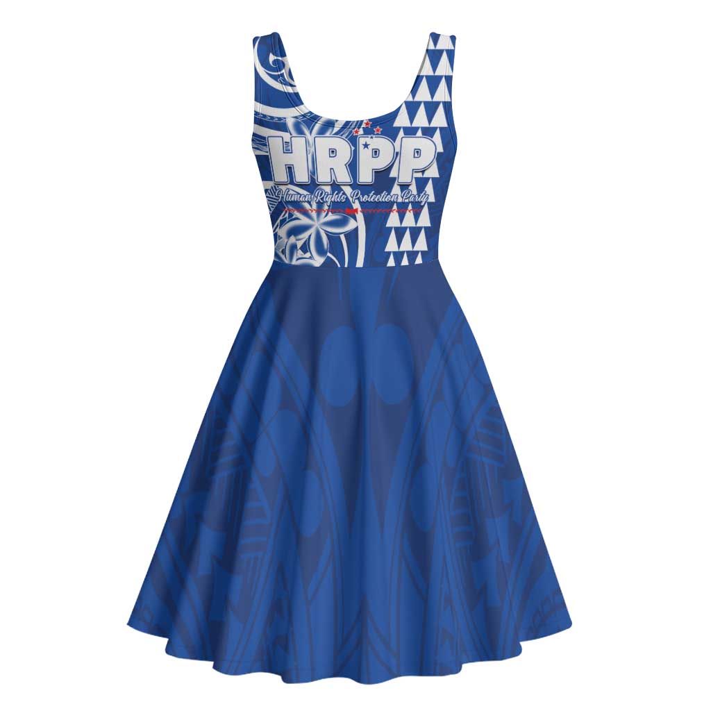 Samoa HRPP Party Midi Dress Polynesian Pattern - Polynesian Pride