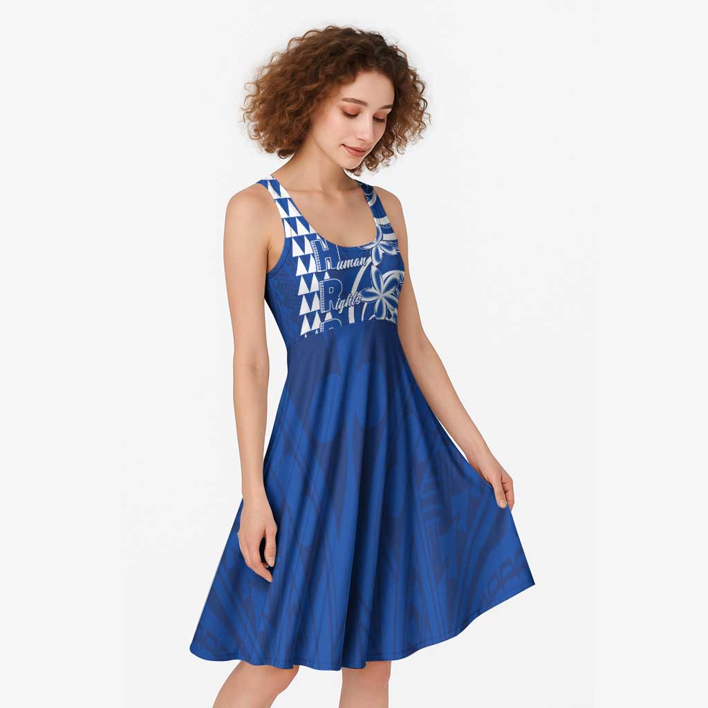 Samoa HRPP Party Midi Dress Polynesian Pattern - Polynesian Pride