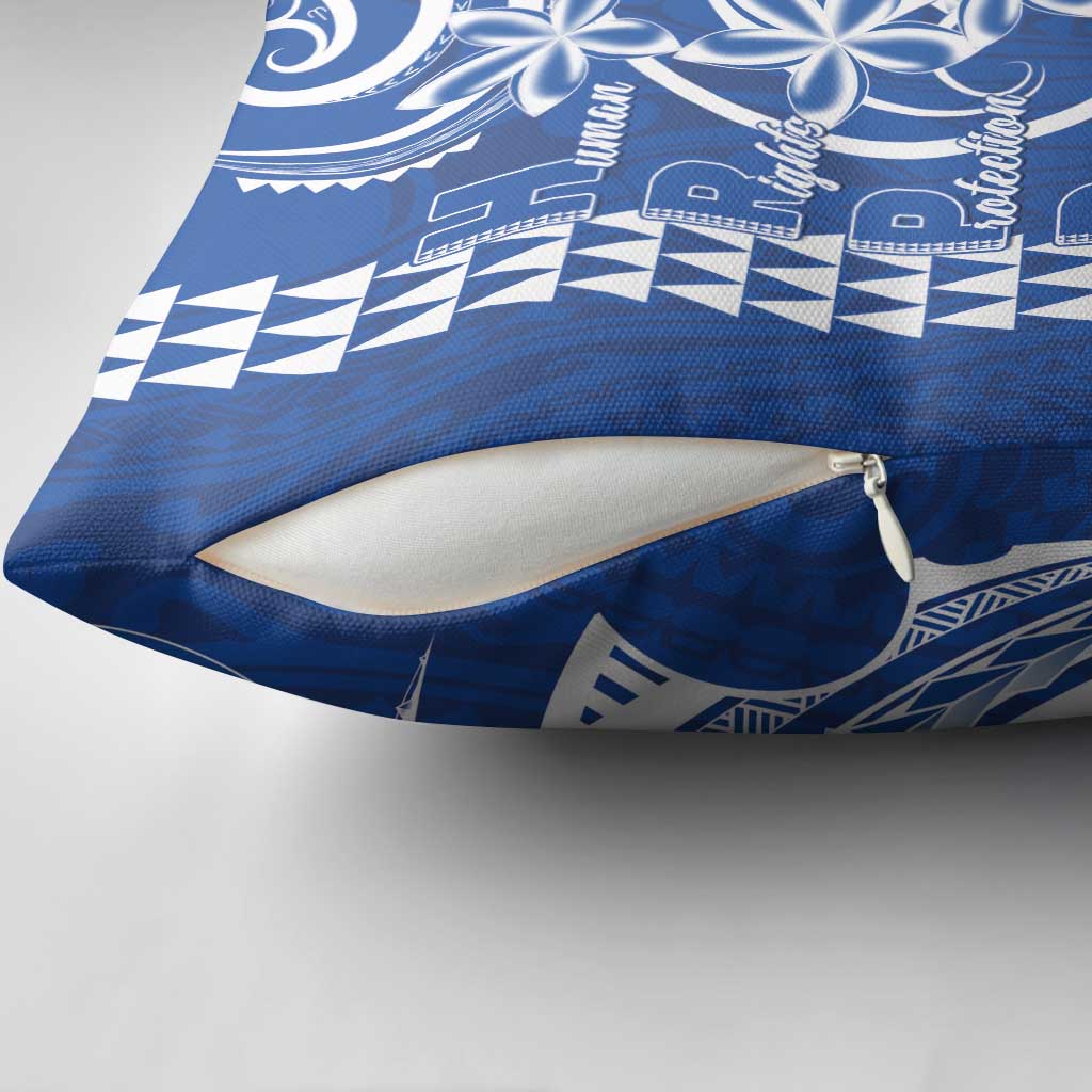 Samoa HRPP Party Pillow Cover Polynesian Pattern - Polynesian Pride