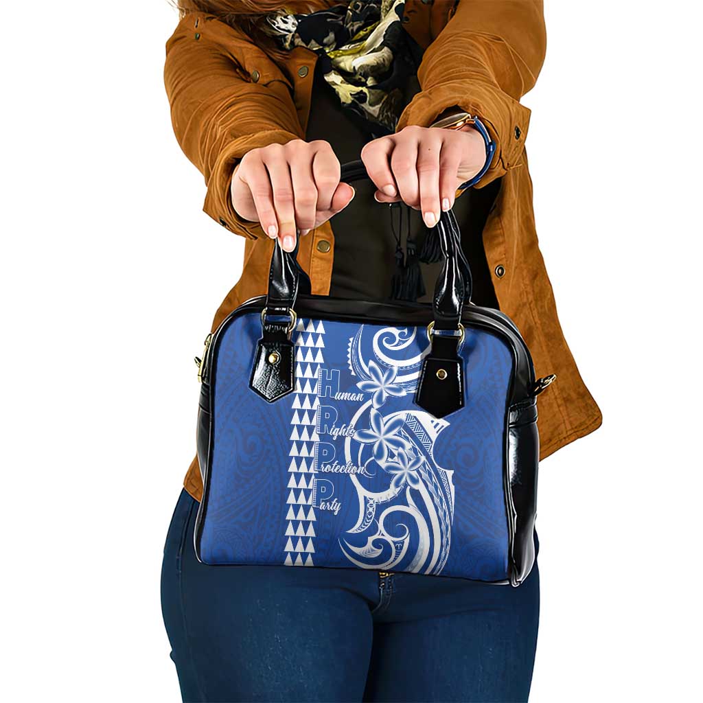 Samoa HRPP Party Shoulder Handbag Polynesian Pattern LT05 One Size Blue - Polynesian Pride