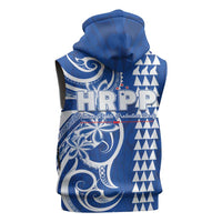 Samoa HRPP Party Sleeveless Hoodie Polynesian Pattern - Polynesian Pride