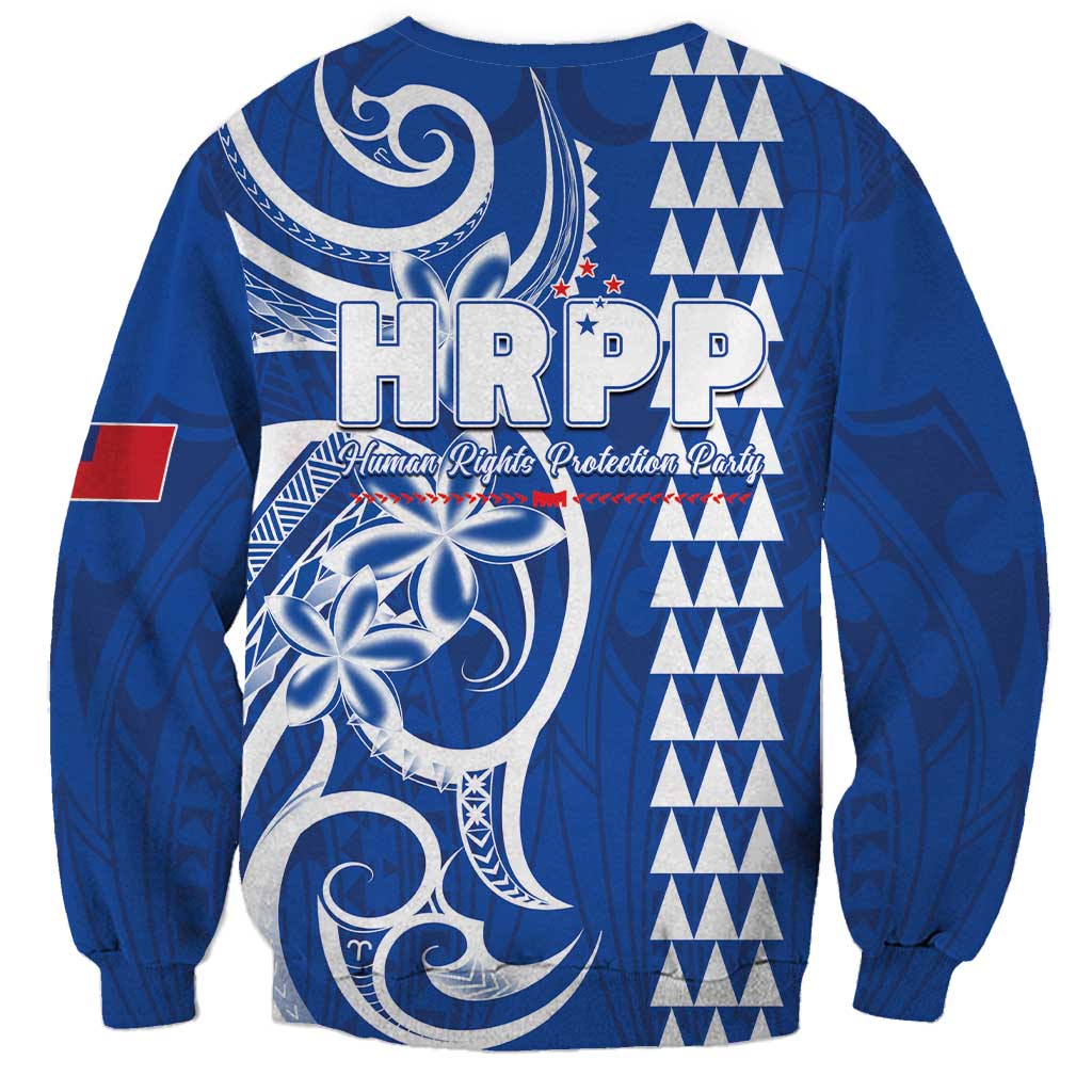 Samoa HRPP Party Sweatshirt Polynesian Pattern - Polynesian Pride
