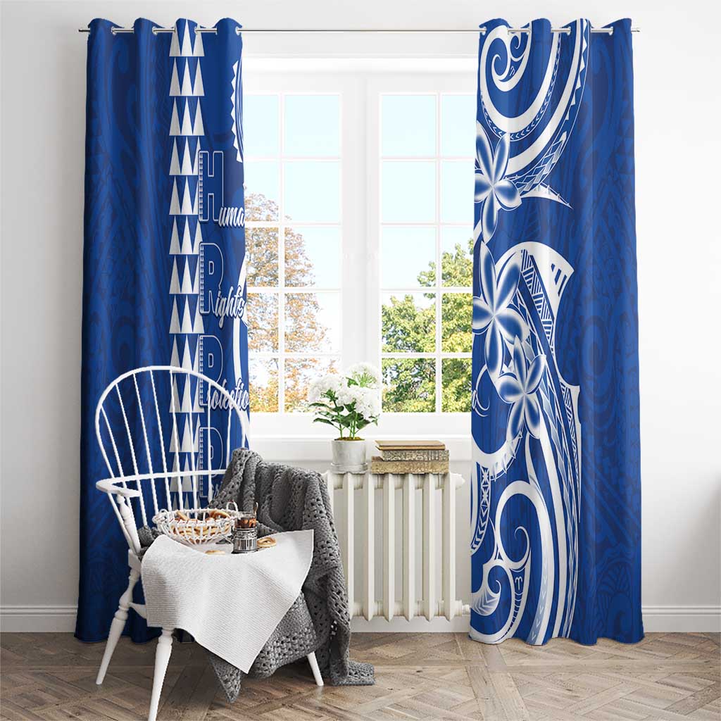 Samoa HRPP Party Window Curtain Polynesian Pattern - Polynesian Pride