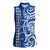 Samoa HRPP Party Women Sleeveless Polo Shirt Polynesian Pattern - Polynesian Pride
