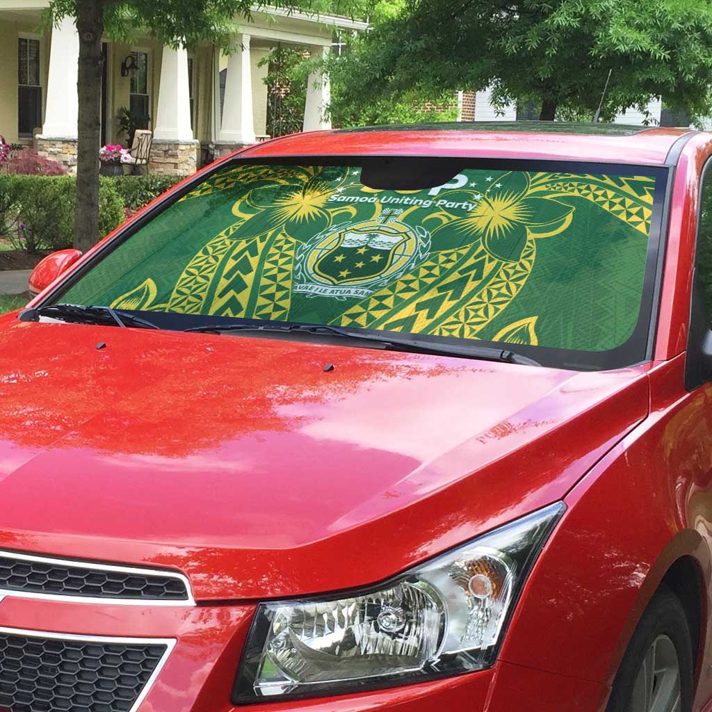 Samoa SUP Auto Sun Shade Samoan Coat Of Arms - Polynesian Pride