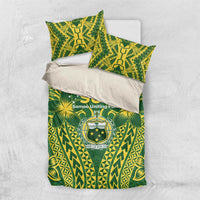 Samoa SUP Bedding Set Samoan Coat Of Arms - Polynesian Pride