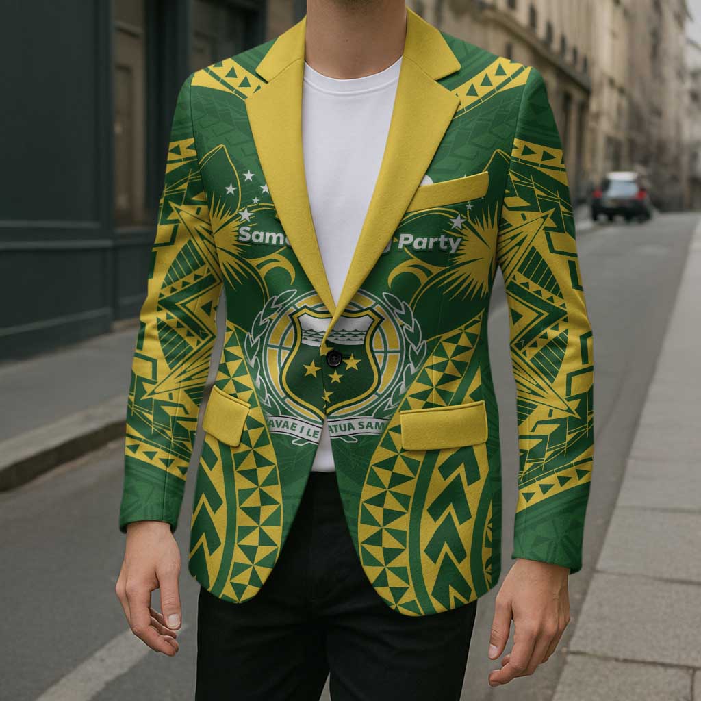 Samoa SUP Blazer Samoan Coat Of Arms - Polynesian Pride