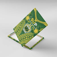 Samoa SUP Canvas Wall Art Samoan Coat Of Arms - Polynesian Pride