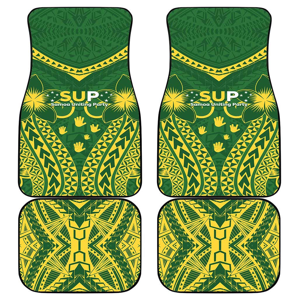 Samoa SUP Car Mats Samoan Coat Of Arms - Polynesian Pride