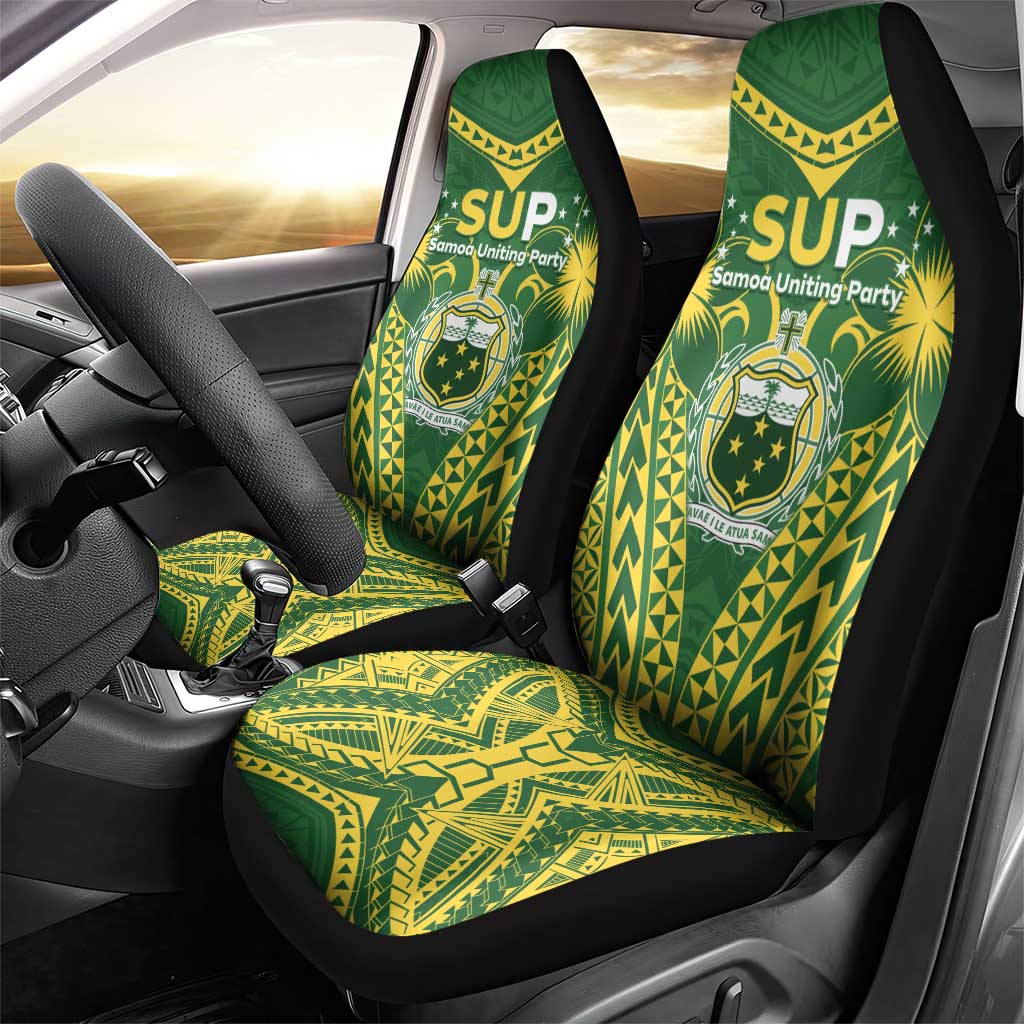 Samoa SUP Car Seat Cover Samoan Coat Of Arms - Polynesian Pride