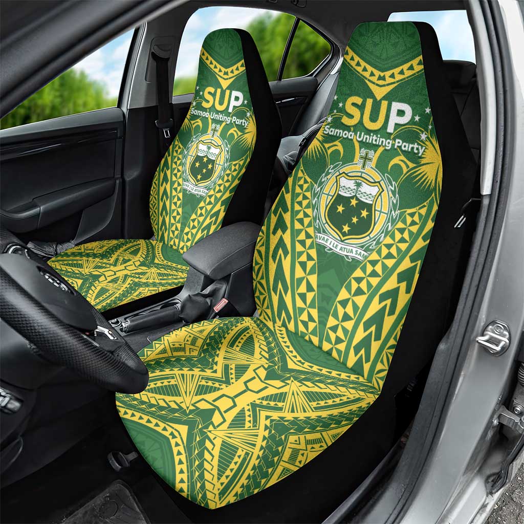 Samoa SUP Car Seat Cover Samoan Coat Of Arms - Polynesian Pride