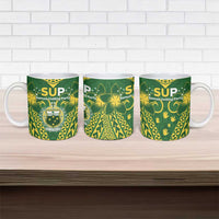 Samoa SUP Ceramic Mug Samoan Coat Of Arms - Polynesian Pride