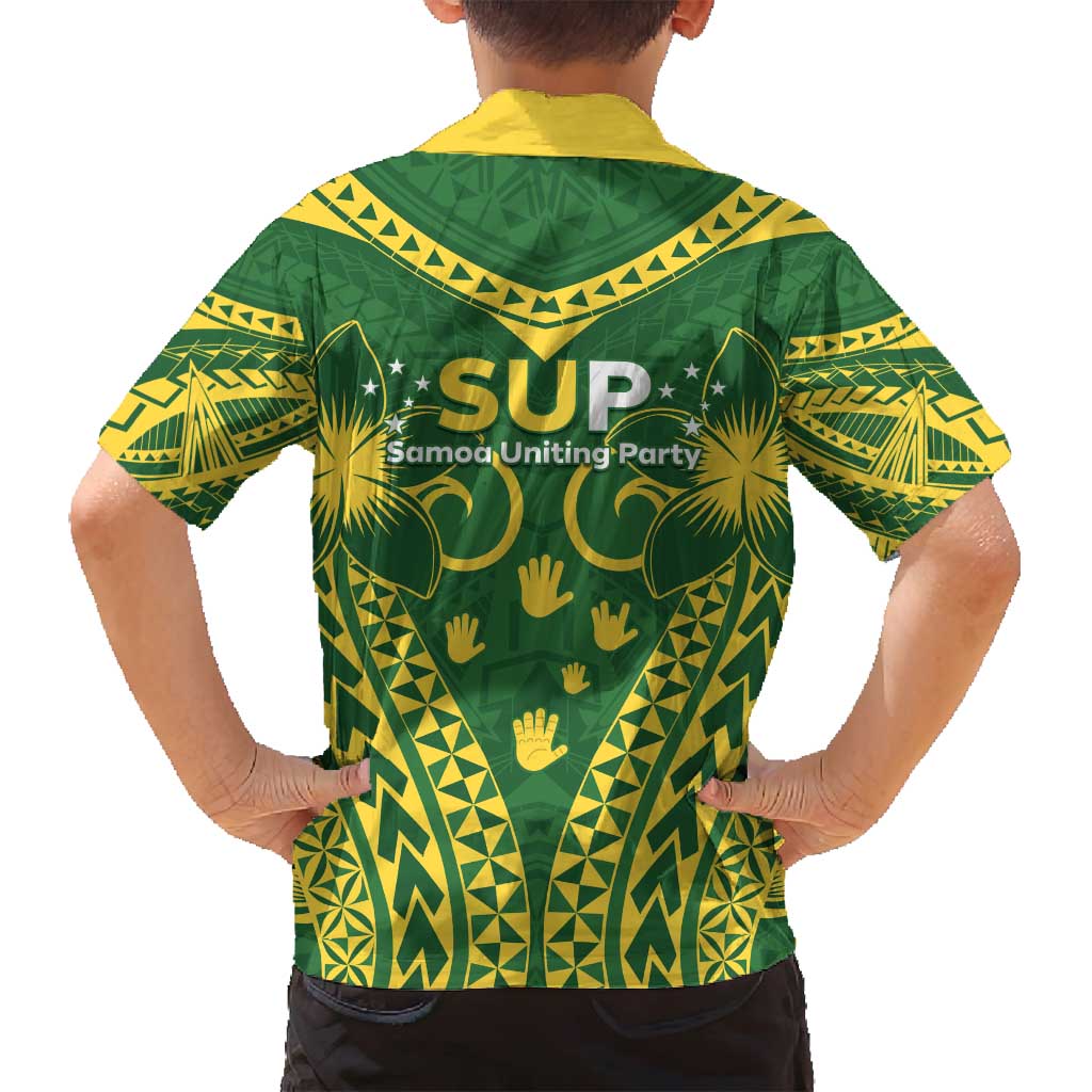 Samoa SUP Family Matching Summer Maxi Dress and Hawaiian Shirt Samoan Coat Of Arms - Polynesian Pride