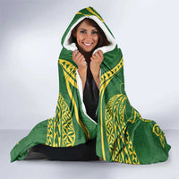 Samoa SUP Hooded Blanket Samoan Coat Of Arms - Polynesian Pride