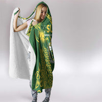 Samoa SUP Hooded Blanket Samoan Coat Of Arms - Polynesian Pride