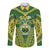 Samoa SUP Long Sleeve Button Shirt Samoan Coat Of Arms - Polynesian Pride