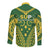 Samoa SUP Long Sleeve Button Shirt Samoan Coat Of Arms - Polynesian Pride