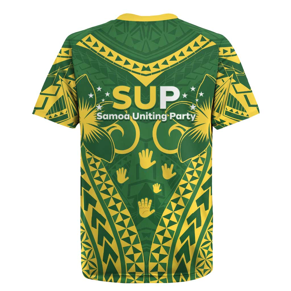 Samoa SUP Rugby Jersey Samoan Coat Of Arms - Polynesian Pride