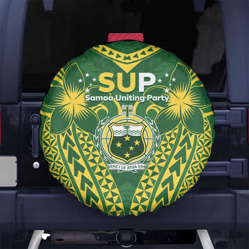 Samoa SUP Spare Tire Cover Samoan Coat Of Arms - Polynesian Pride