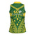 Samoa SUP Women Sleeveless Polo Shirt Samoan Coat Of Arms - Polynesian Pride