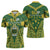 Samoa SUP Zipper Polo Shirt Samoan Coat Of Arms - Polynesian Pride