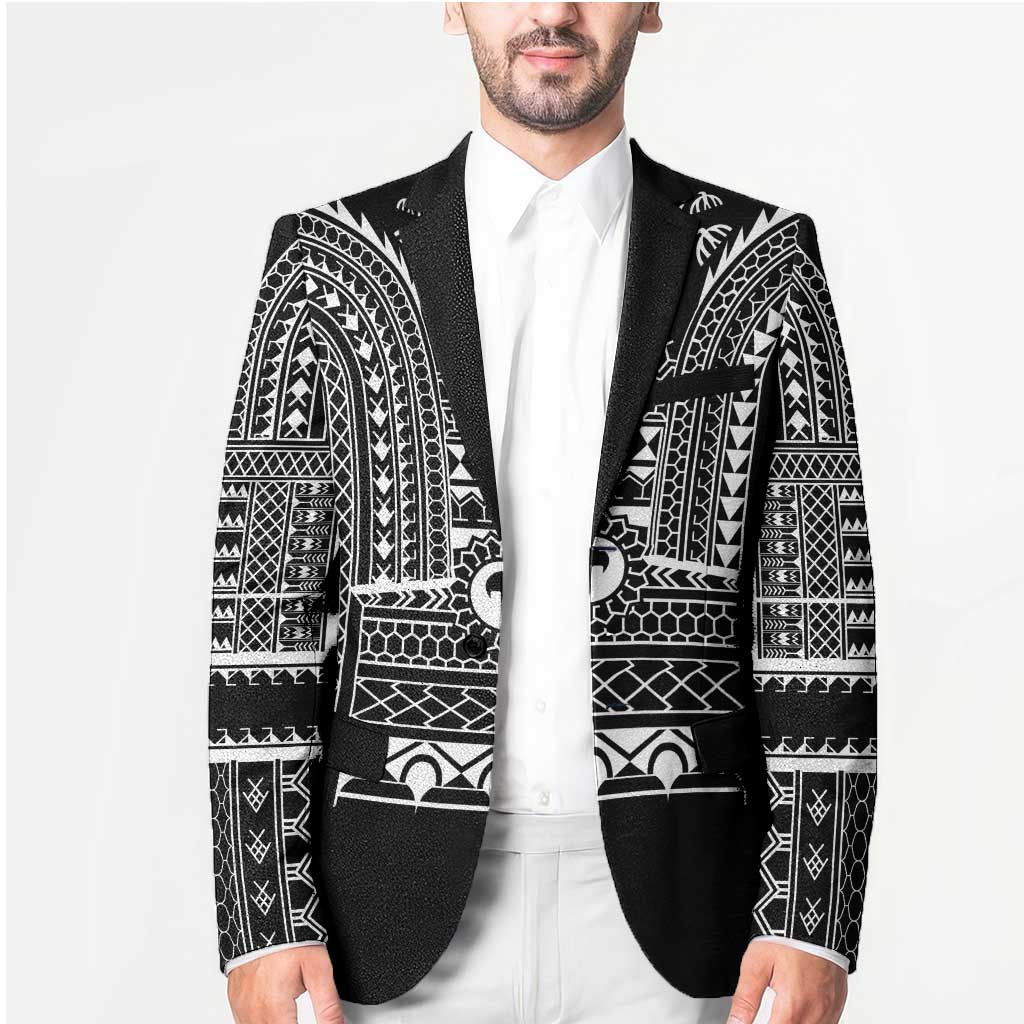 Philippines Igorot Tribal Art Tattoo Black Blazer - Polynesian Pride