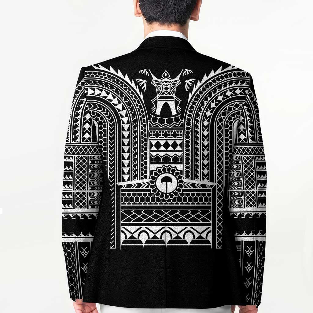 Philippines Igorot Tribal Art Tattoo Black Blazer - Polynesian Pride