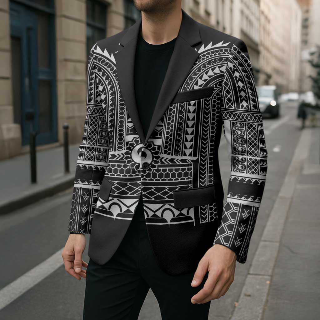 Philippines Igorot Tribal Art Tattoo Black Blazer - Polynesian Pride