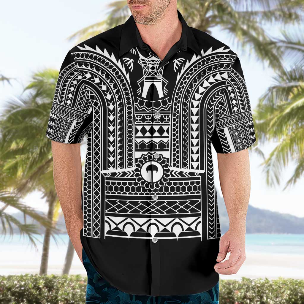 Philippines Igorot Tribal Art Tattoo Black Hawaiian Shirt - Polynesian Pride