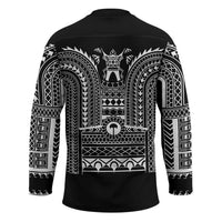 Philippines Igorot Tribal Art Tattoo Black Hockey Jersey - Polynesian Pride