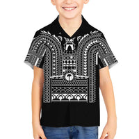Philippines Igorot Tribal Art Tattoo Black Kid Hawaiian Shirt - Polynesian Pride