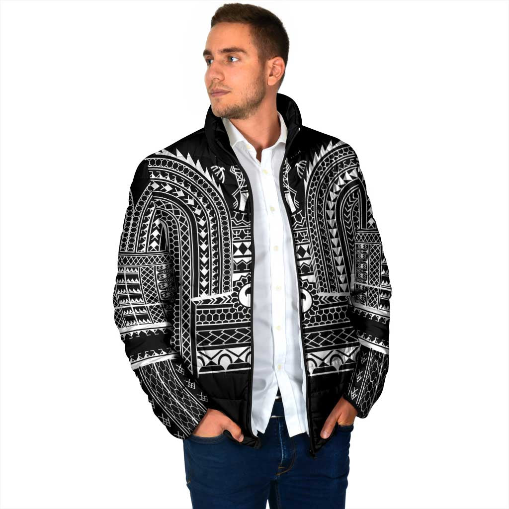 Philippines Igorot Tribal Art Tattoo Black Padded Jacket - Polynesian Pride