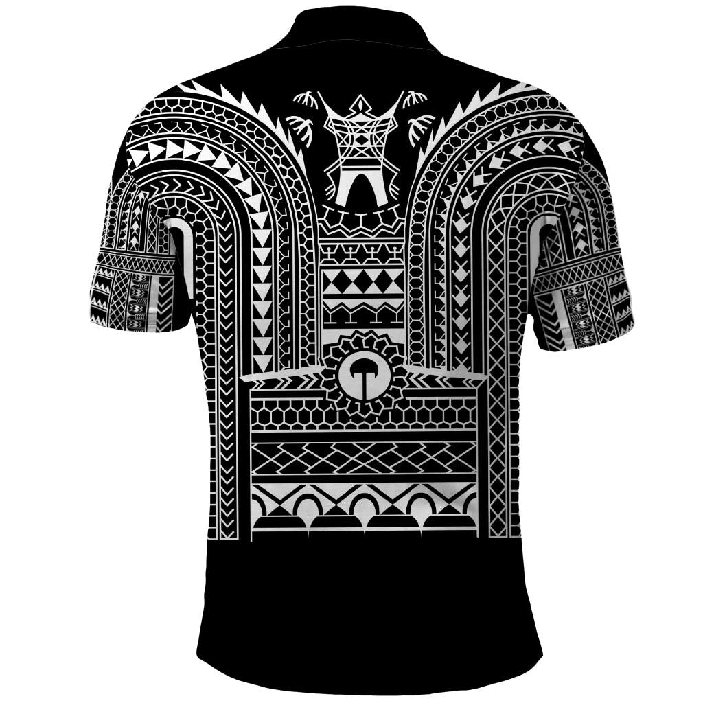 Philippines Igorot Tribal Art Tattoo Black Polo Shirt - Polynesian Pride