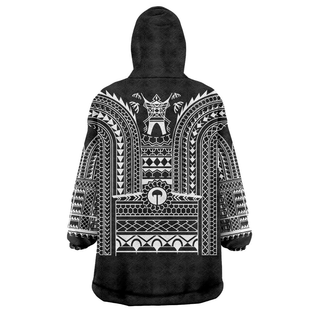 Philippines Igorot Tribal Art Tattoo Black Wearable Blanket Hoodie - Polynesian Pride