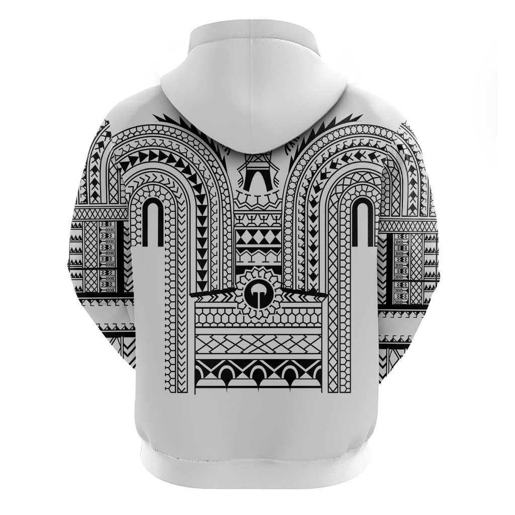 Philippines Igorot Tribal Art Tattoo White Hoodie - Polynesian Pride