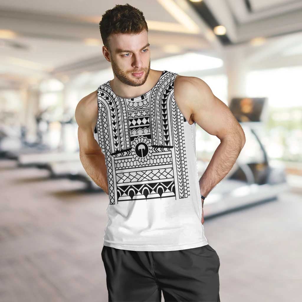 Philippines Igorot Tribal Art Tattoo White Men Tank Top - Polynesian Pride