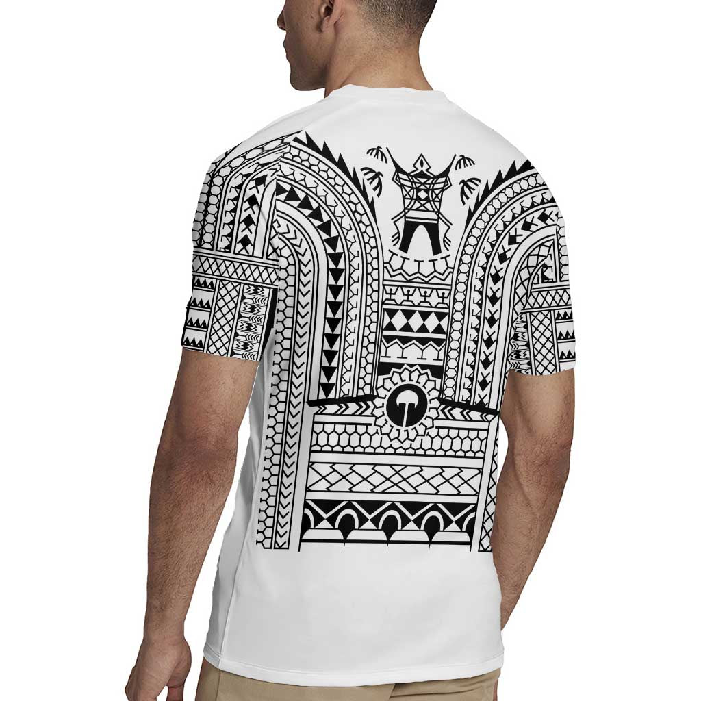 Philippines Igorot Tribal Art Tattoo White Rugby Jersey - Polynesian Pride