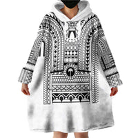 Philippines Igorot Tribal Art Tattoo White Wearable Blanket Hoodie - Polynesian Pride