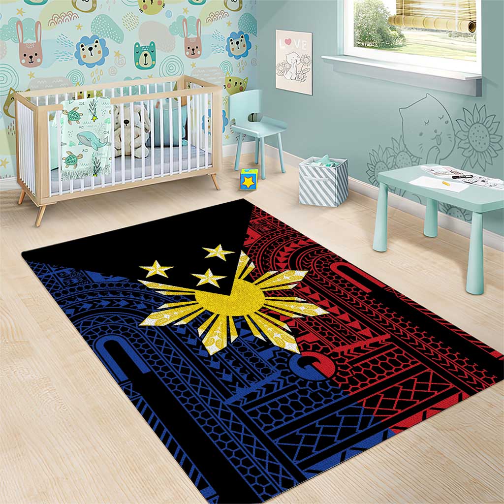Philippines Sun Star Area Rug Igorot Tribal Inspiration - Polynesian Pride
