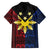 Philippines Sun Star Family Matching Off The Shoulder Long Sleeve Dress and Hawaiian Shirt Igorot Tribal Inspiration - Polynesian Pride